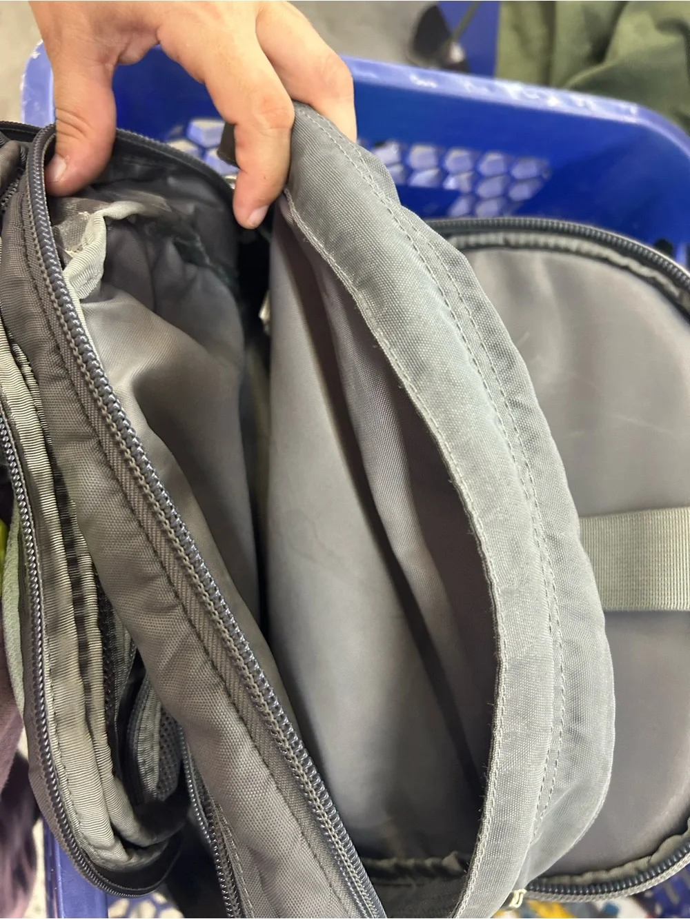The North Face Black Backpack with Mint Accents surge 2 transit